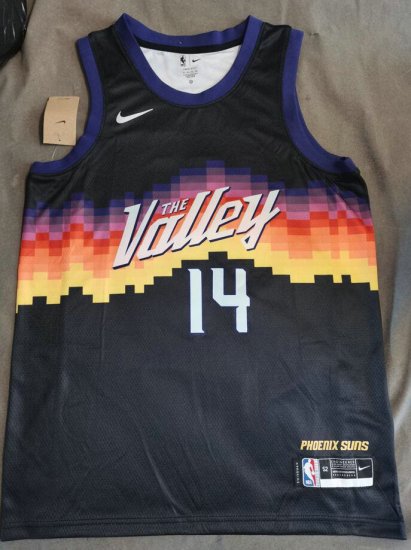 NBA 14 Shamet Phoenix Suns 20-21 city Maillot personnalisé imprimé